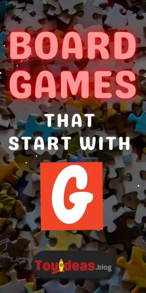Board Games that start with g